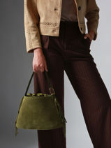 Sac Bandoulire Country Etrier Vert country ECOU161M-vue-porte