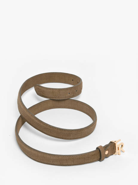 Belt Equestre Croco Etrier Brown equestre croco EECQ414C other view 2